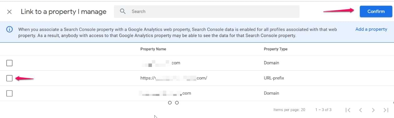 Search Console Linking 4